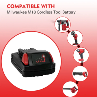 Milwaukee M18 4Ah batterij