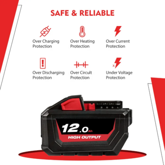 18V Milwaukee M18 12000mAh