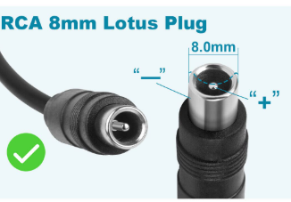 RCA 8mm plug