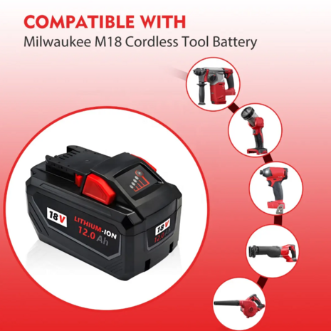 18V Milwaukee M18 12000mAh