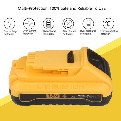 Dewalt DCB182 XR 4000mAh accu