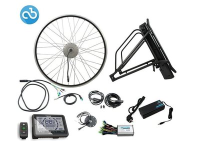Elektrische fiets ombouwset Voorwiel (396Wh) bagagedrager - Power-Bike Ombouwset elektrische
